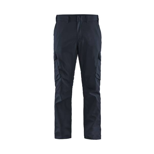 Pantalon de travail stretch 2D anti-rayure - Blaklader - 1444 Marine foncé/Noir