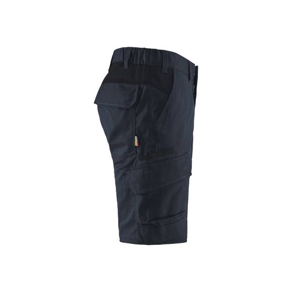 Short de chantier Industrie stretch 2D - Blaklader - 1446 - Marine foncé/Noir