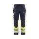 Pantalon de chantier ATEX multinormes inhérent - Blaklader - 1489 - Marine/Jaune fluo