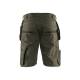 Short de travail Ripstop - Blaklader - 1494 - Vert Kaki/Noir