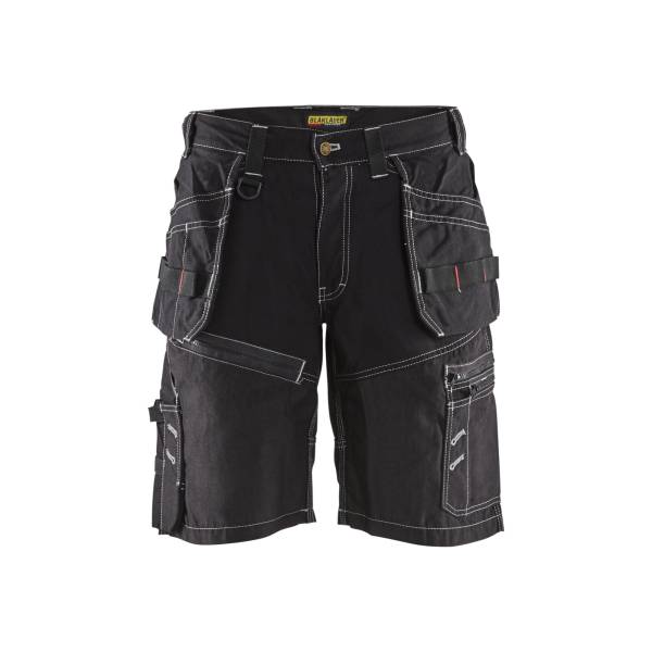 Short de travail X1500 100% coton - Blaklader - 1502 - Noir