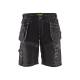 Short de travail X1500 100% coton - Blaklader - 1502 - Noir