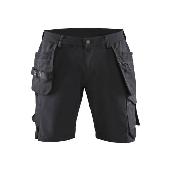 Short de travail Stretch 4D - Blaklader - 1520 - Noir/gris foncé