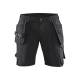 Short de travail Stretch 4D - Blaklader - 1520 - Noir/gris foncé