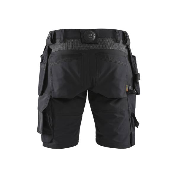 Short de travail Stretch 4D - Blaklader - 1520 - Noir/gris foncé