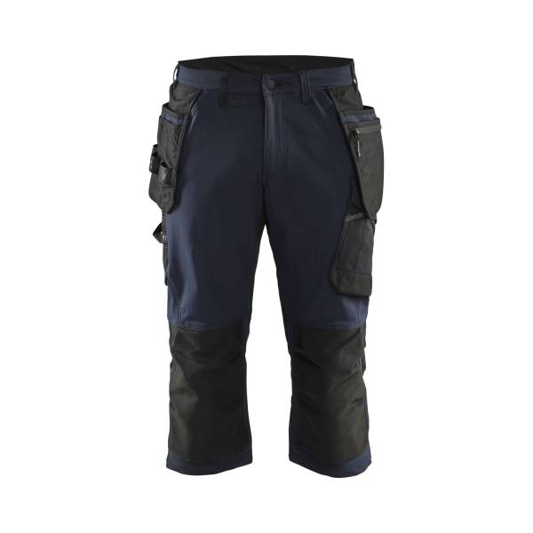 Pantacourt de chantier CORDURA® stretch - Blaklader - 1521 - Marine foncé/Noir