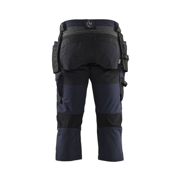 Pantacourt de chantier CORDURA® stretch - Blaklader - 1521 - Marine foncé/Noir