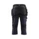 Pantacourt de chantier CORDURA® stretch - Blaklader - 1521 - Marine foncé/Noir
