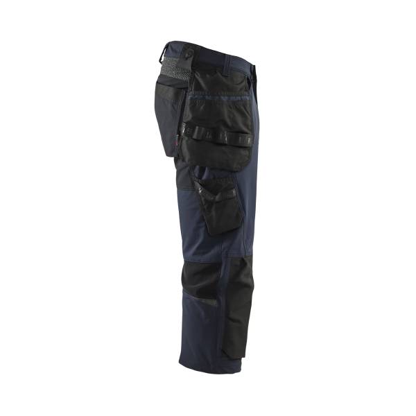 Pantacourt de chantier CORDURA® stretch - Blaklader - 1521 - Marine foncé/Noir