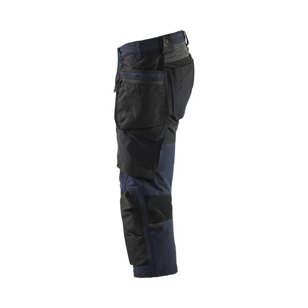 Pantacourt de chantier CORDURA® stretch - Blaklader - 1521 - Marine foncé/Noir
