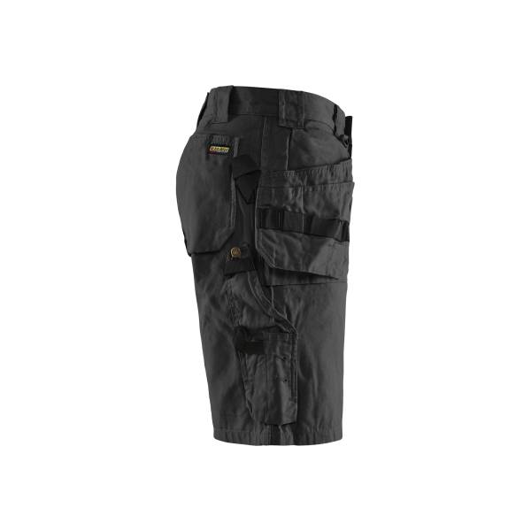 Short de chantier 100 % coton - Blaklader - 1534 - Noir