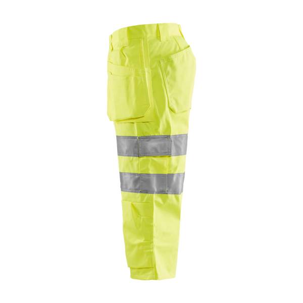 Pantacourt de chantier haute-visibilité Polycoton - Blaklader - 1539 Jaune fluo
