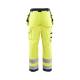 Pantalon de chantier ATEX multinormes - Blaklader - 1579 - Jaune fluo/Marine