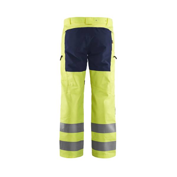 Pantalon de travail haute-visibilité Stretch - Blaklader - 1585 Jaune fluo/Marine