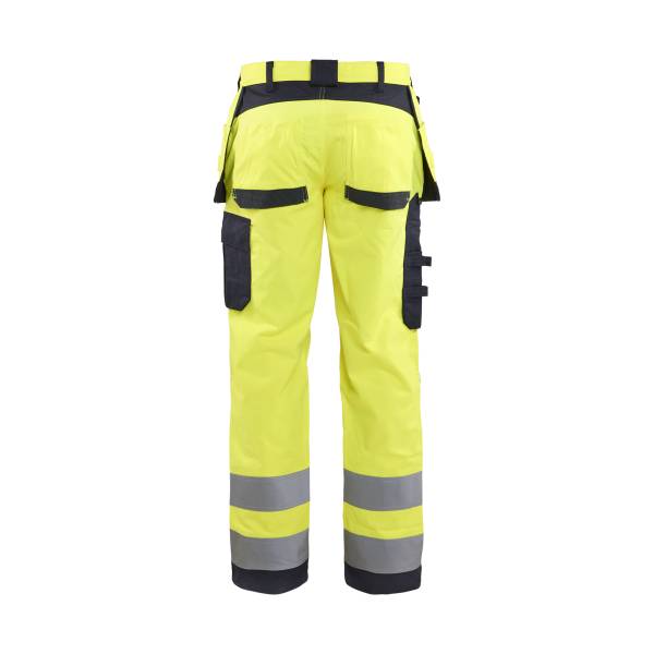 Pantalon de travail ATEX multinormes inhérent Ripstop - Blaklader - 1589 - Jaune fluo/Marine