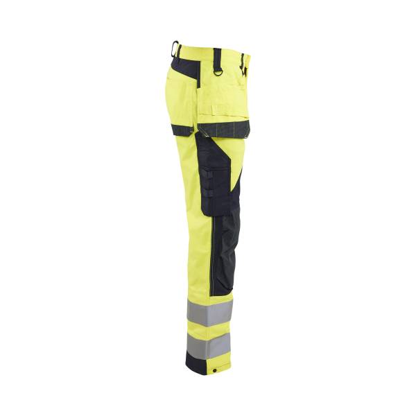 Pantalon de travail ATEX multinormes inhérent Ripstop - Blaklader - 1589 - Jaune fluo/Marine