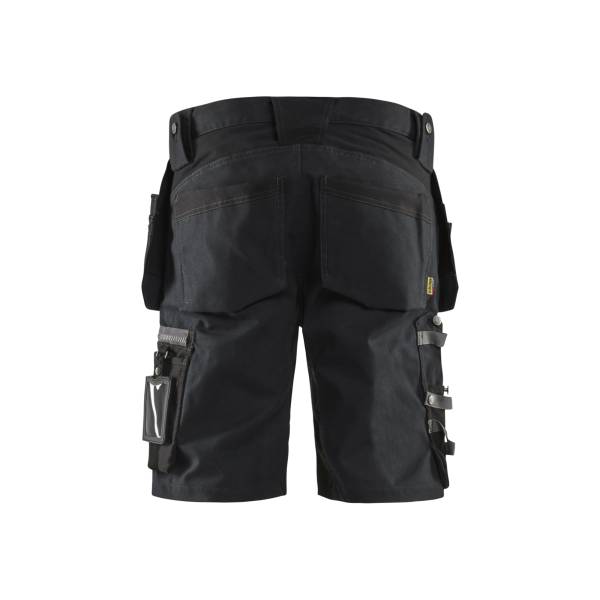 Short de travail stretch - Blaklader - 1598 - Noir