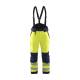 Pantalon de chantier haute-visibilité hiver imperméable- Blaklader - 1875 - Jaune fluo/Marine
