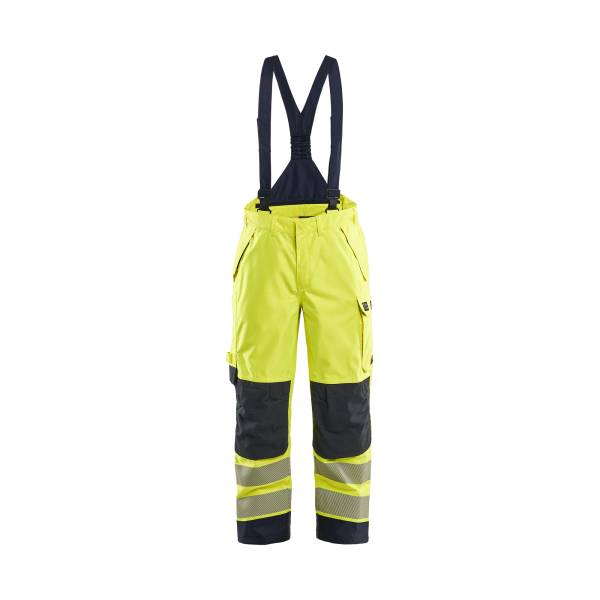 Pantalon hardshell haute-visibilité ATEX multinormes - Blaklader - 1881 - Jaune fluo/Marine