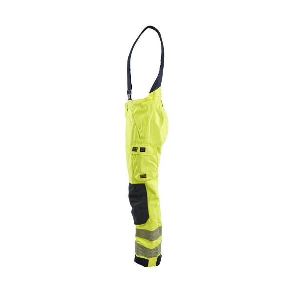 Pantalon hardshell haute-visibilité ATEX multinormes - Blaklader - 1881 - Jaune fluo/Marine