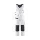 Combinaison de travail sans manches en coton - Blaklader - 2532 Blanc/Gris foncé