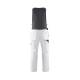 Combinaison de travail sans manches en coton - Blaklader - 2532 Blanc/Gris foncé