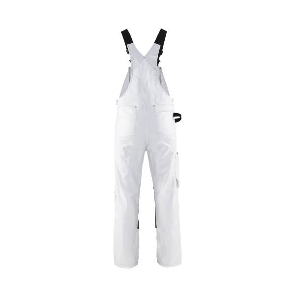 Cotte de travail à bretelles - Blaklader - 2611 Blanc/Gris foncé