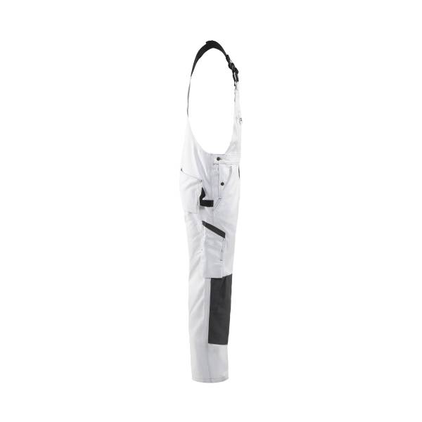 Cotte de travail à bretelles - Blaklader - 2611 Blanc/Gris foncé