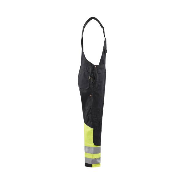 Salopette de chantier haute-visibilité - Blaklader - 2662 Noir/Jaune fluo