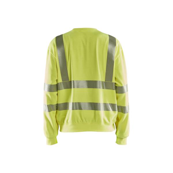 Sweat de chantier ATEX Multinormes haute-visibilité Coton - Blaklader - 3087 - Jaune fluo