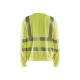 Sweat de chantier ATEX Multinormes haute-visibilité Coton - Blaklader - 3087 - Jaune fluo