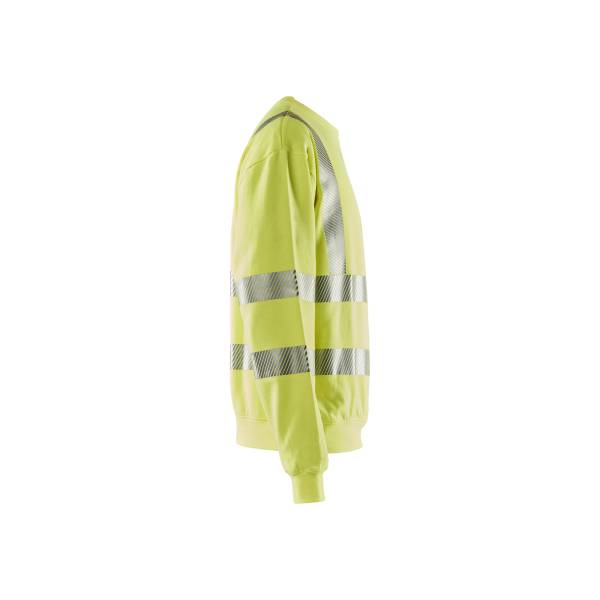 Sweat de chantier ATEX Multinormes haute-visibilité Coton - Blaklader - 3087 - Jaune fluo