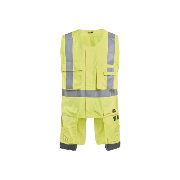 Gilet de chantier ATEX MULTINORMES INHERENT ignifugé haute-visibilité - Blaklader - 3089 - Jaune fluo