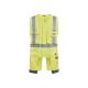 Gilet de chantier ATEX MULTINORMES INHERENT ignifugé haute-visibilité - Blaklader - 3089 - Jaune fluo