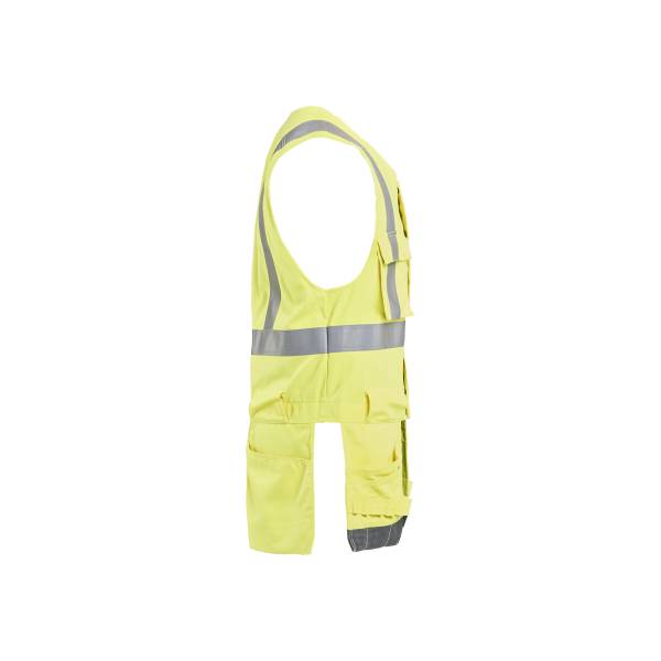 Gilet de chantier ATEX MULTINORMES INHERENT ignifugé haute-visibilité - Blaklader - 3089 - Jaune fluo