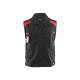 Gilet de travail sans manches - Blaklader - 3164 - Noir/Rouge