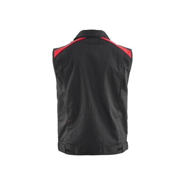 Gilet de travail sans manches - Blaklader - 3164 - Noir/Rouge