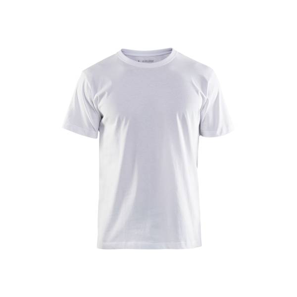 T-shirt doux de travail en 100 % coton - Blaklader - 3300 - Blanc