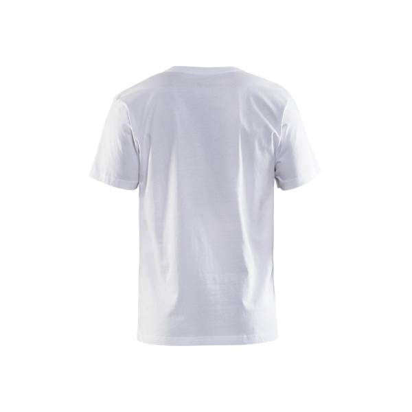 T-shirt doux de travail en 100 % coton - Blaklader - 3300 - Blanc
