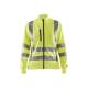 Sweat de travail zippé haute-visibilité femme - Blaklader - 3308 - Jaune fluo