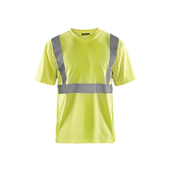 T-shirt de chantier haute-visibilité - Blaklader - 3313 - Jaune fluo