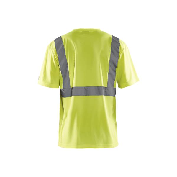 T-shirt de chantier haute-visibilité - Blaklader - 3313 - Jaune fluo