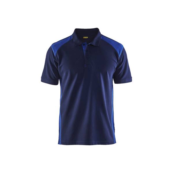 Polo de travail Polycoton - Blaklader - 3324 - Marine/Bleu Roi