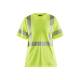 T-shirt de travail haute-visibilité UV femme - Blaklader - 3336 - Jaune fluo