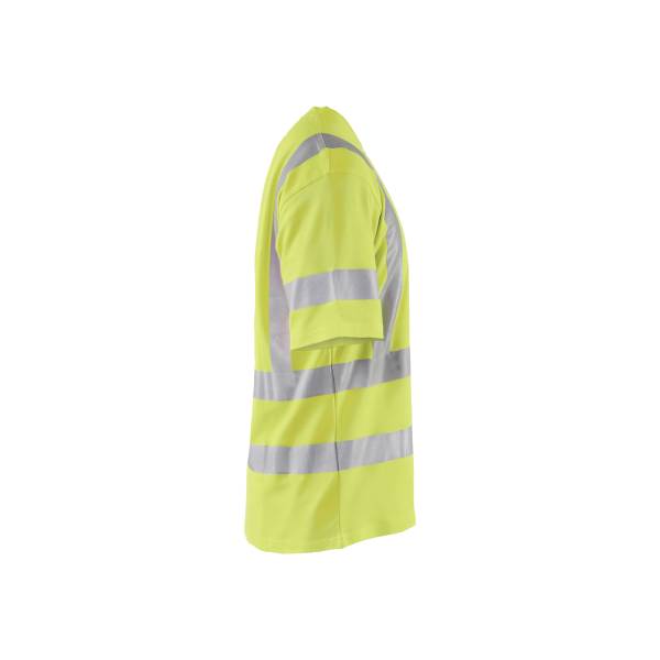 T-shirt de chantier haute-visibilité anti-UV Polycoton - Blaklader - 3380 - Jaune fluo