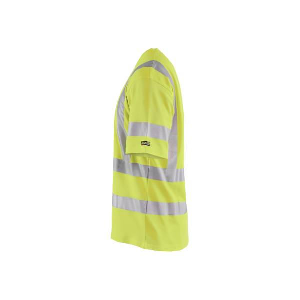 T-shirt de chantier haute-visibilité anti-UV Polycoton - Blaklader - 3380 - Jaune fluo