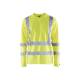 T-shirt de chantier haute-visibilité à manches longues anti-UV - Blaklader - 3381 - Jaune fluo