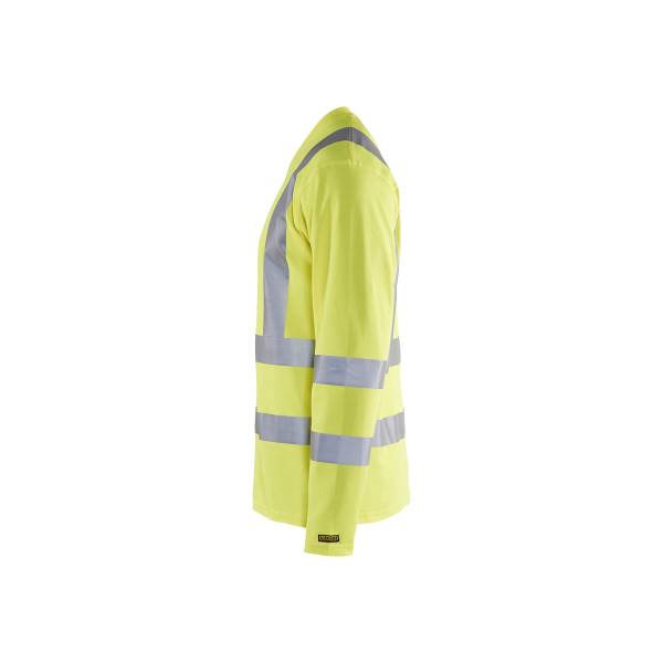 T-shirt de chantier haute-visibilité à manches longues anti-UV - Blaklader - 3381 - Jaune fluo