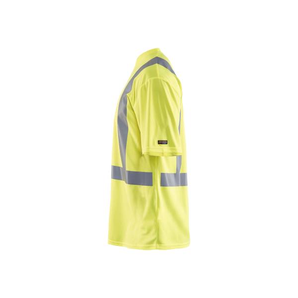 T-shirt de chantier haute-visibilité anti-UV col V - Blaklader - 3382 - Jaune fluo