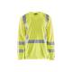 T-shirt de chantier haute-visibilité à manches longues - Blaklader - 3383 - Jaune fluo